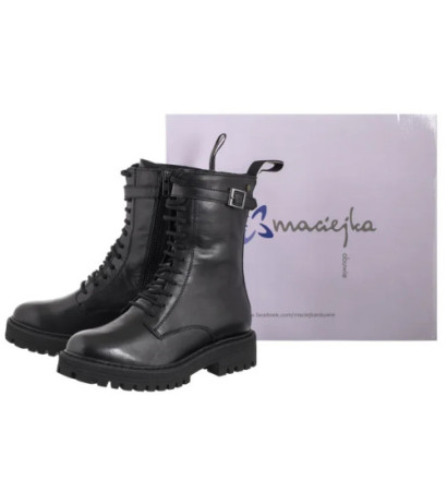 Maciejka Czarne P7226-01/00-7 (MA1437-a) kurpes