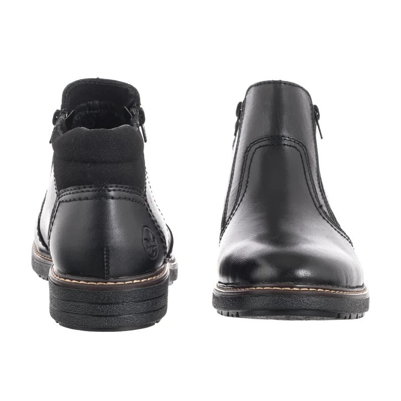 Rieker Czarne 33151-00 Black (RI313-a) saapad