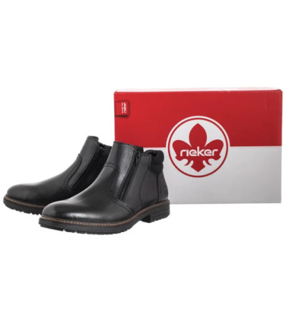 Rieker Czarne 33151-00 Black (RI313-a) pārgājienu zābaki