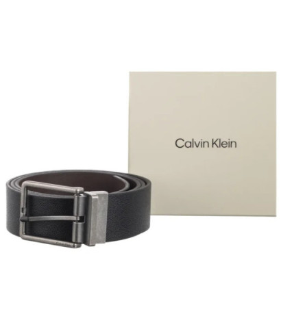 Calvin Klein Warmth Buckle 40mm Rev/Adj Black/Dark Drown/Antique Silver LV04D7048G V8L (CK686-a) vöö