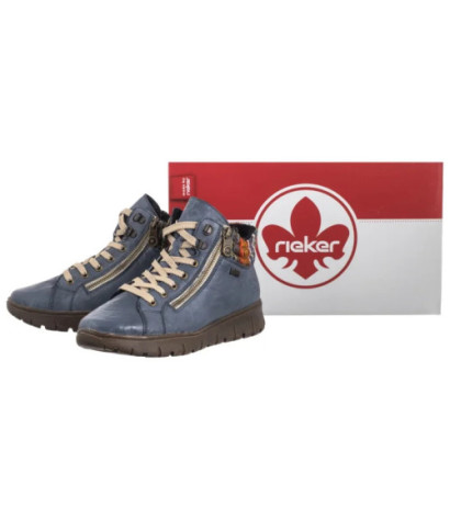 Rieker Niebieskie N1305-14 Blue (RI307-b) kurpes