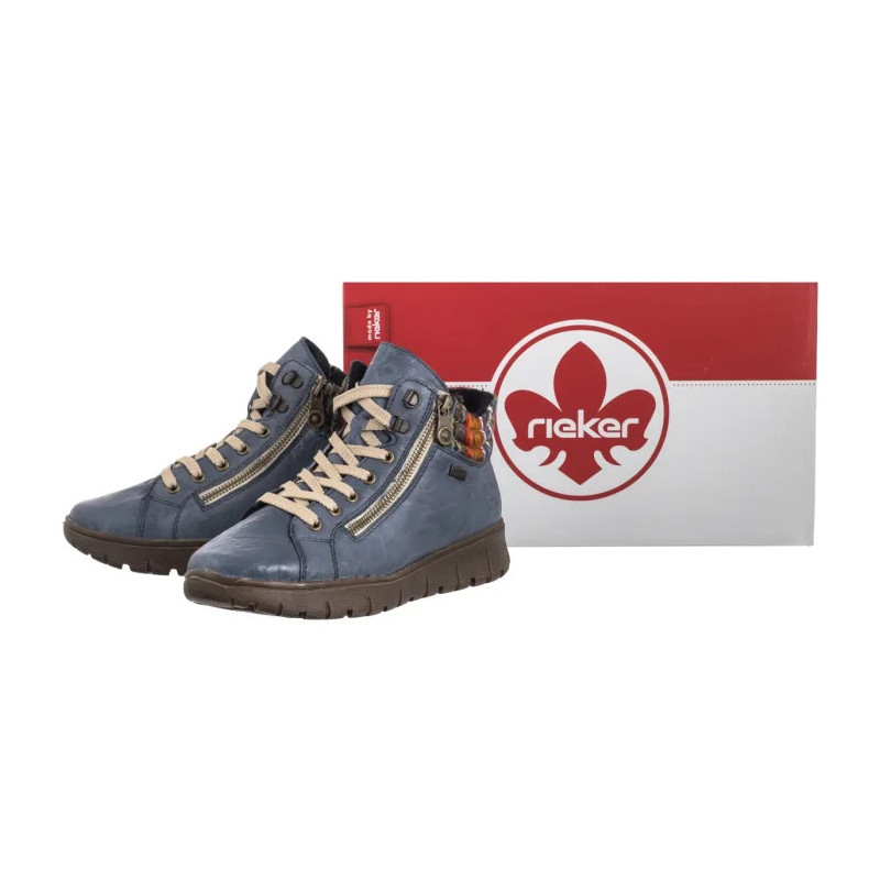 Rieker Niebieskie N1305-14 Blue (RI307-b) kurpes