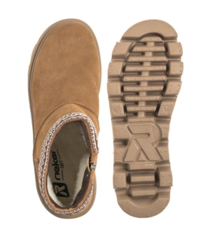 Rieker Brązowe W2074-24 Brown (RI311-a) batai