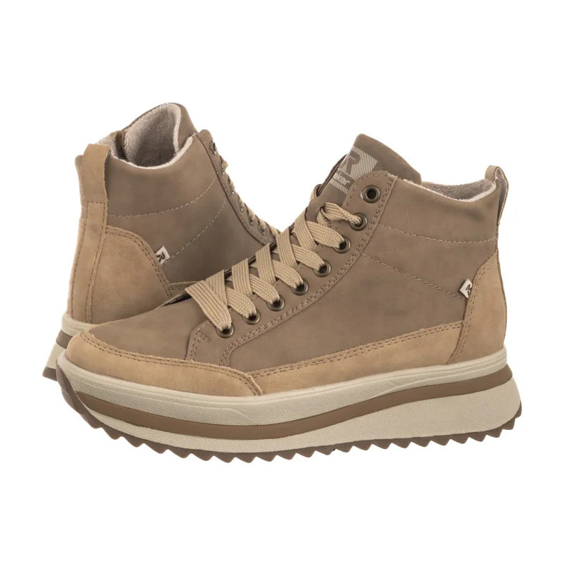 Rieker Beżowe W3871-60 Beige (RI312-a) batai