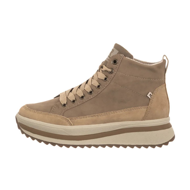 Rieker Beżowe W3871-60 Beige (RI312-a) kingad
