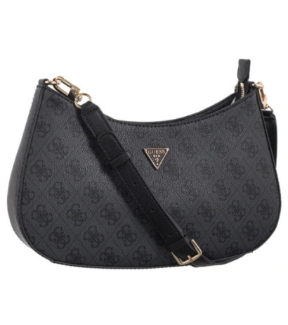 Guess Noelle II Top Zip Shoulder Bag HWBG96 71280 Coal Logo (GU773-a) rankinė