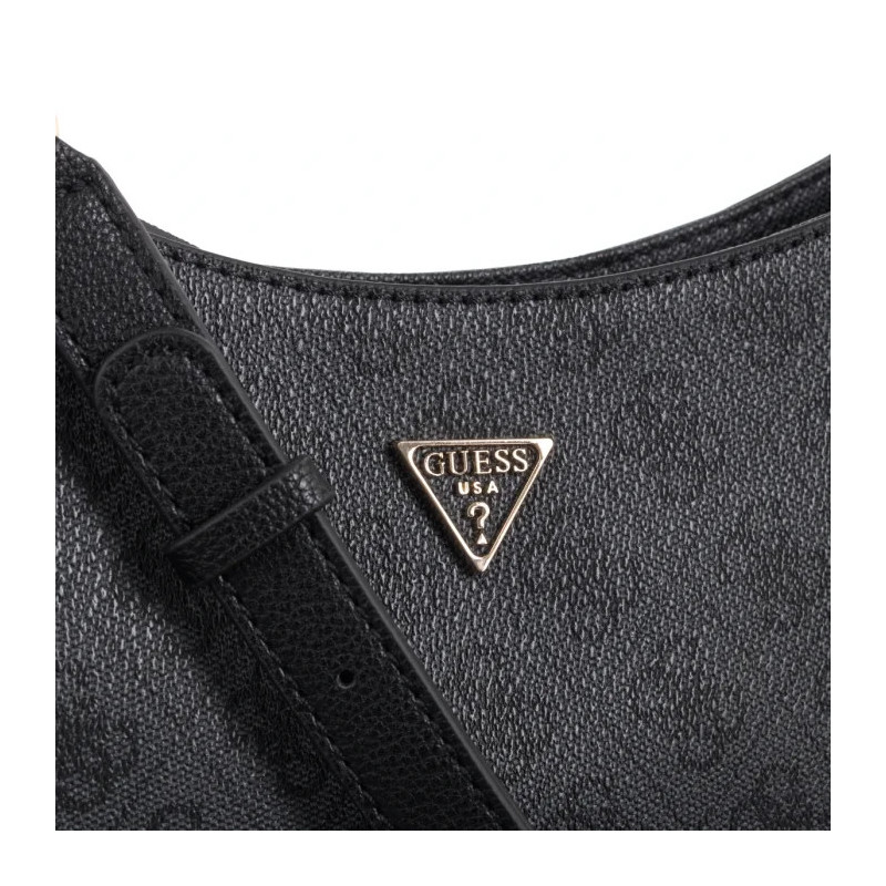 Guess Noelle II Top Zip Shoulder Bag HWBG96 71280 Coal Logo (GU773-a) handbag