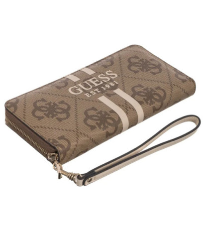 Guess Laurel II Slg Large Zip Around SWOS74 59146 Latte Logo (GU774-a) handbag