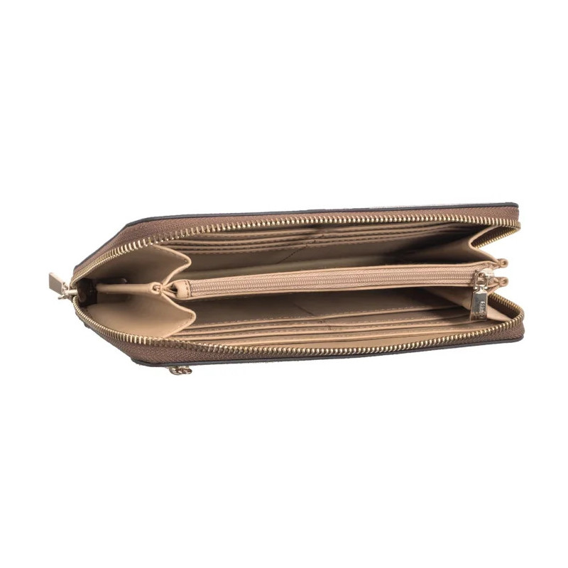 Guess Laurel II Slg Large Zip Around SWOS74 59146 Latte Logo (GU774-a) rankinė