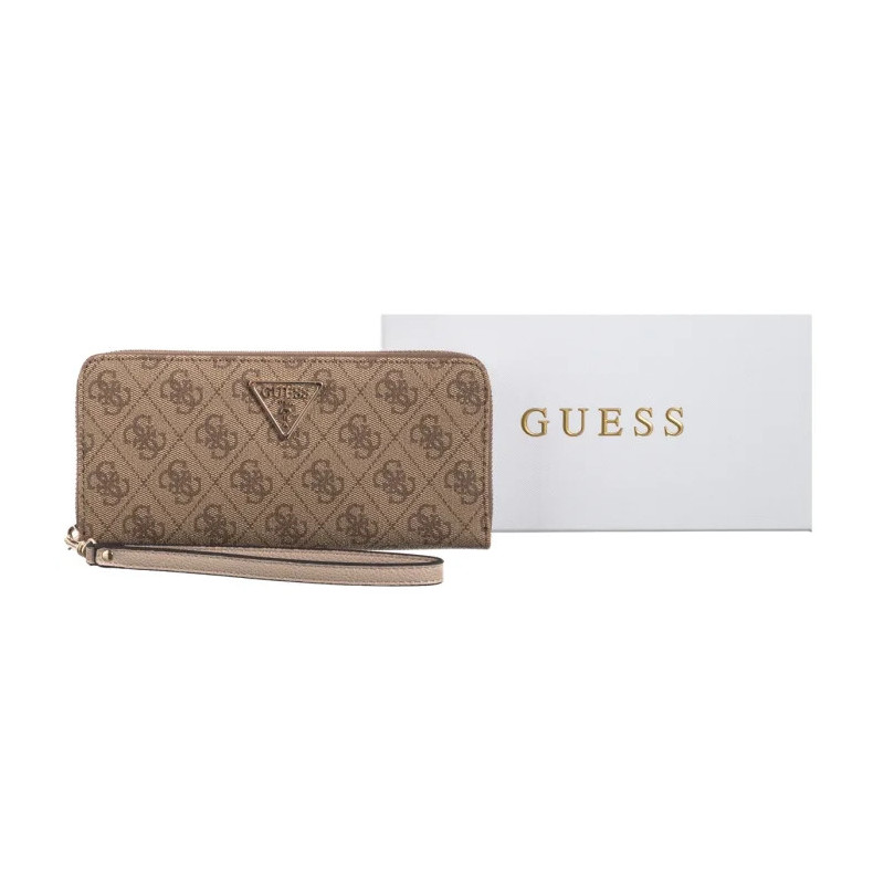 Guess Laurel II Slg Large Zip Around SWSG74 59146 Latte Logo (GU775-a) rankinė