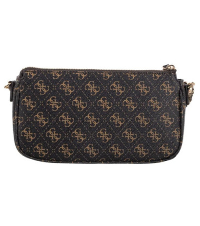 Guess Noelle II Dbl Pouch Crossbody HWQG96 72710 Brown Logo (GU778-a) rokassoma
