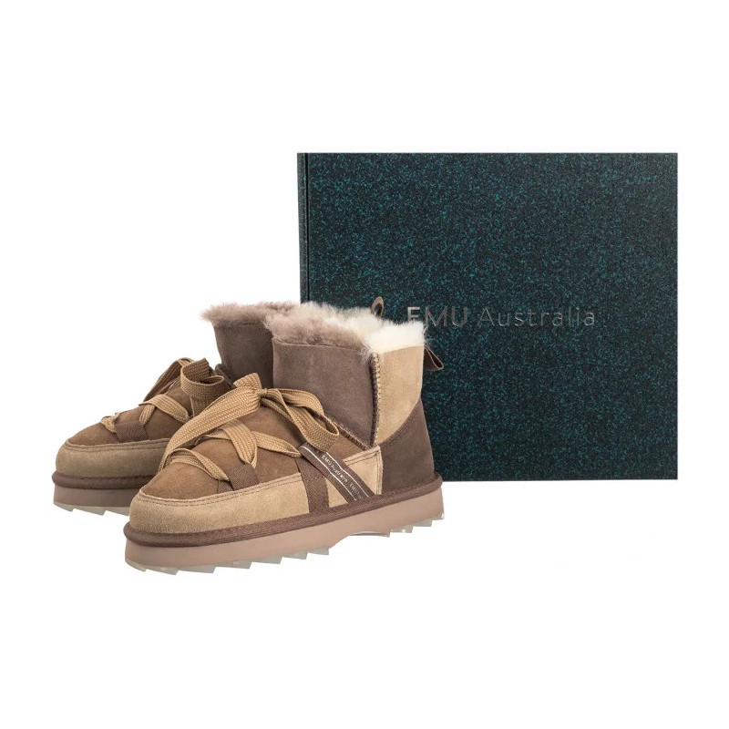 EMU Australia Blurred Micro Patchwork Mushroom W13195 (EM540-a) kurpes