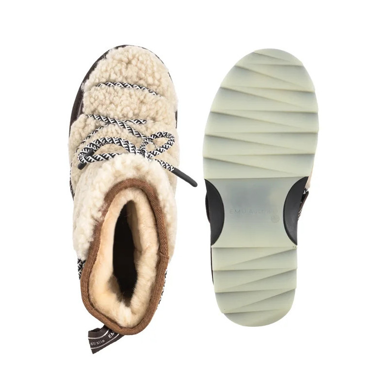 EMU Australia Blurred Teddy Chestnut W13196 (EM541-a) shoes