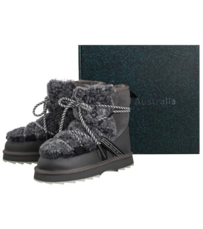 EMU Australia Blurred Teddy Charcoal W13196 (EM541-b) kurpes