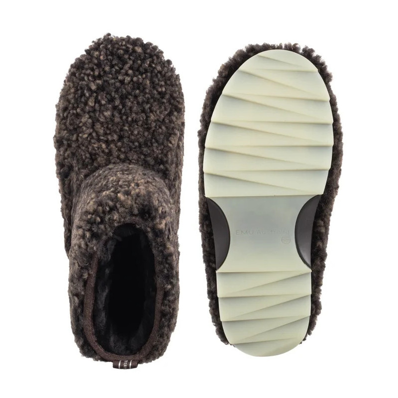 EMU Australia Sharky Lo Teddy Chocolate W13200 (EM542-a) shoes