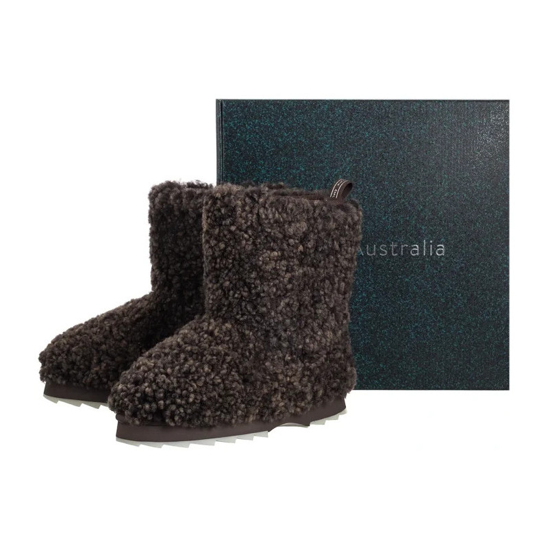 EMU Australia Sharky Lo Teddy Chocolate W13200 (EM542-a) shoes