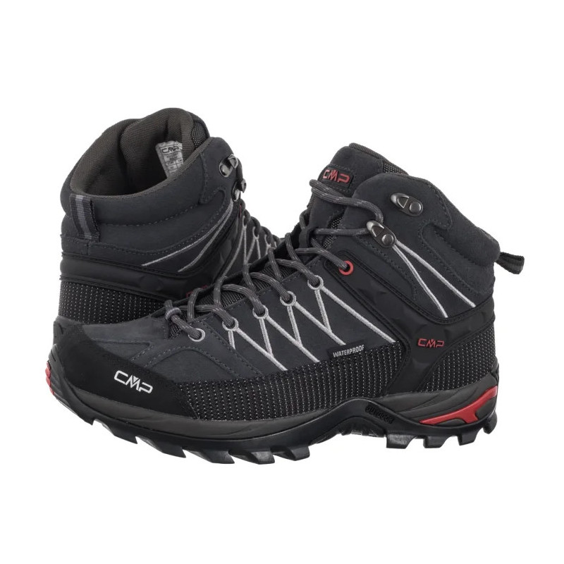 CMP Rigel Mid Trekking Shoe Wp 3Q12947 60UU Titanio/Ferrari (CM2-d) batai