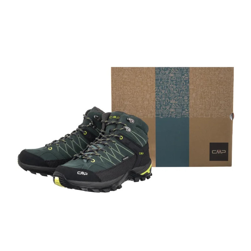 CMP Rigel Mid Trekking Shoe Wp 3Q12947 11FU Trek Green/Apple (CM2-e) apavi