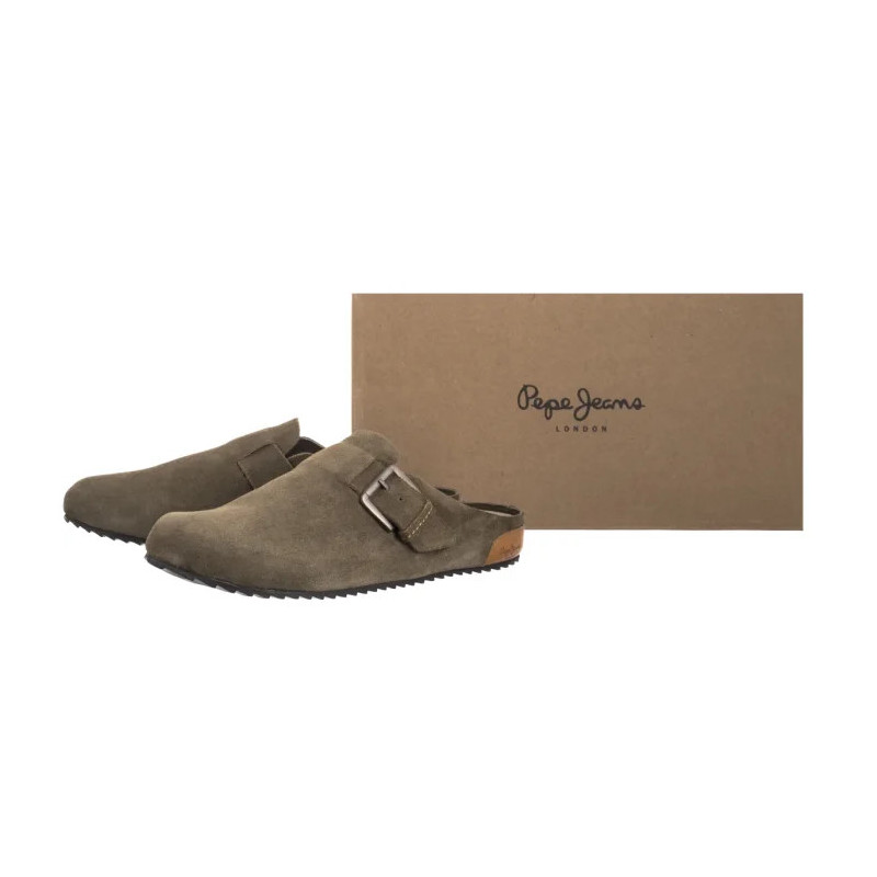 Pepe Jeans Corby Clog M Olive Green PMS90123 728 (PE72-a) šlepetės