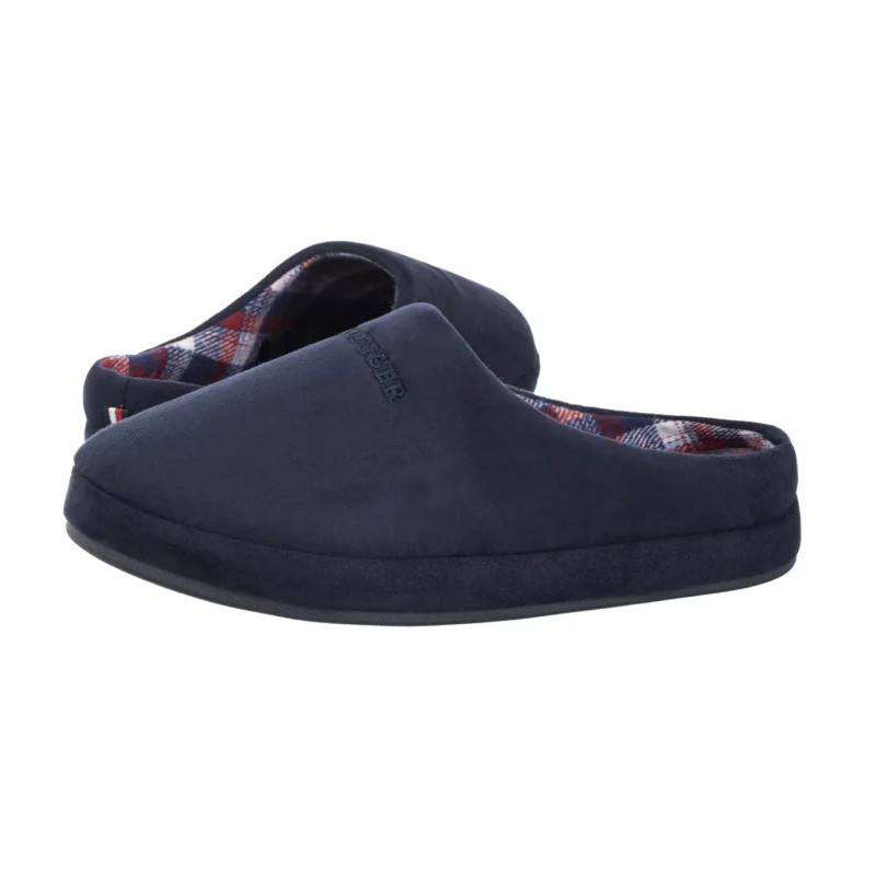 Tommy Hilfiger Hilfiger M Sde Check House Shoe Desert Sky FM0FM05615 DW5 (TH1406-b) slippers