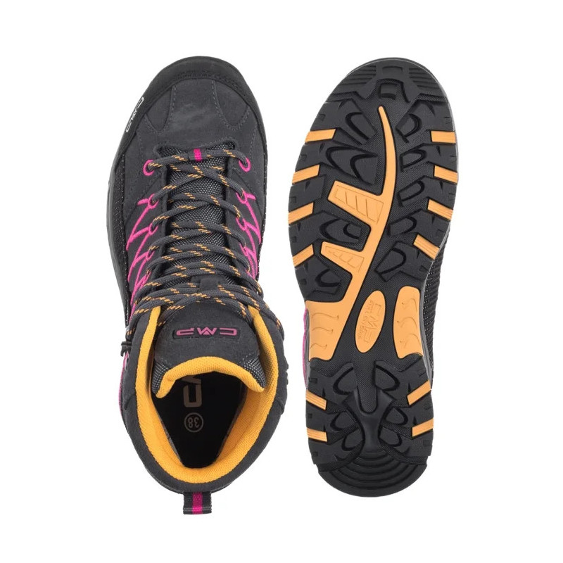 CMP Kids Rigel Mid Trekking Shoe Wp 3Q12944J 54UE Antracite/Bouganville (CM8-e) shoes