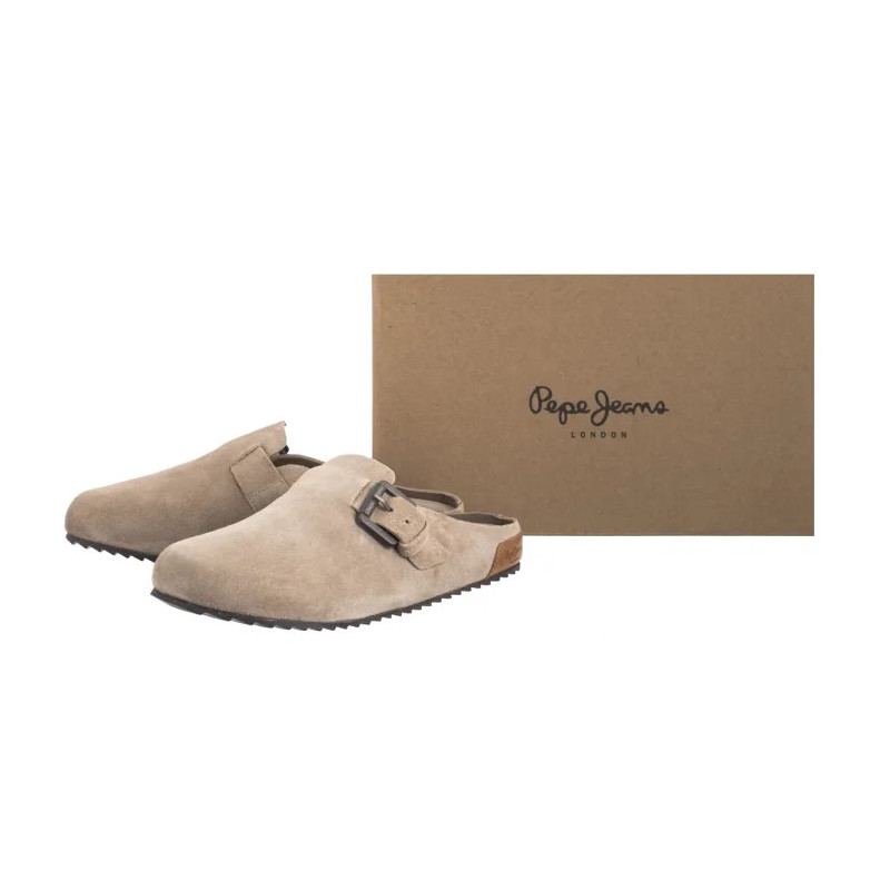 Pepe Jeans Corby Clog W Stowe Beige PLS900001 856 (PE73-a) Moteriški batai/šlepetės