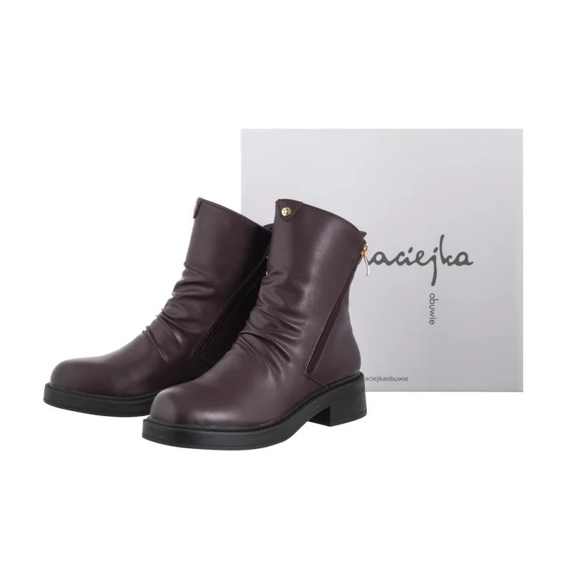 Maciejka Bordowe A7159-23/00-7 (MA1454-b) kurpes