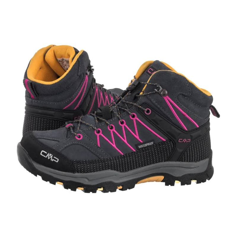 CMP Kids Rigel Mid Trekking Shoe Wp 3Q12944 54UE Antracite/Bouganville (CM1-b) puszābaki