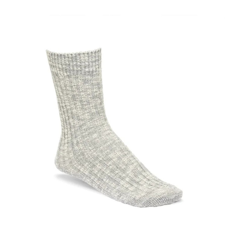 Birkenstock Cotton Slub W Gray/White 1008032 (BK341-a) zeķes