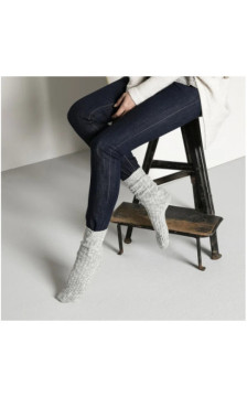 Birkenstock Cotton Slub W Gray/White 1008032 (BK341-a) zeķes