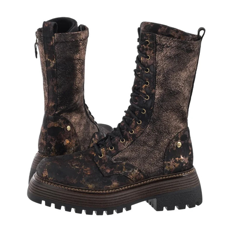 Maciejka Brąz ze Złotem 06203-32/00-8 (MA1428-b) shoes