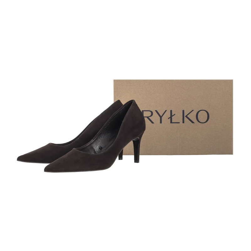 Ryłko Brązowe 7Y202_T7 _3TY (RY1183-a) high heels