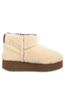 EMU Australia Stinger Micro Flatform Teddy Natural W13187 (EM545-a) batai