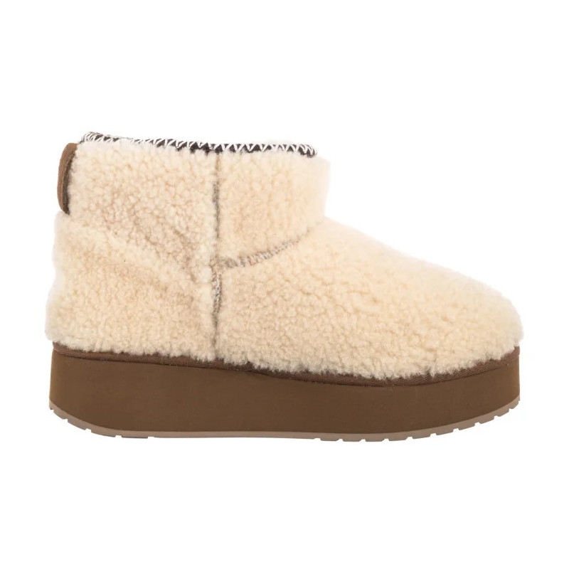 EMU Australia Stinger Micro Flatform Teddy Natural W13187 (EM545-a) kurpes