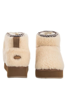 EMU Australia Stinger Micro Flatform Teddy Natural W13187 (EM545-a) kurpes