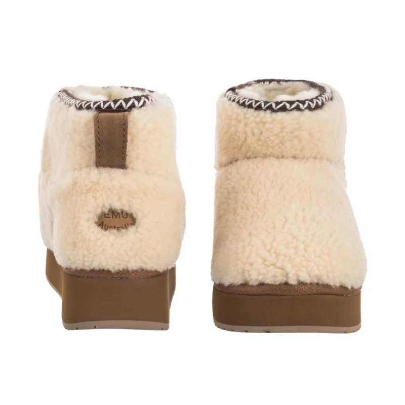 EMU Australia Stinger Micro Flatform Teddy Natural W13187 (EM545-a) kurpes