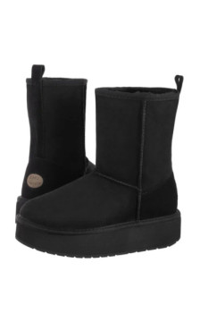 EMU Australia Stinger Lo Flatform Black W13190 (EM546-a) shoes