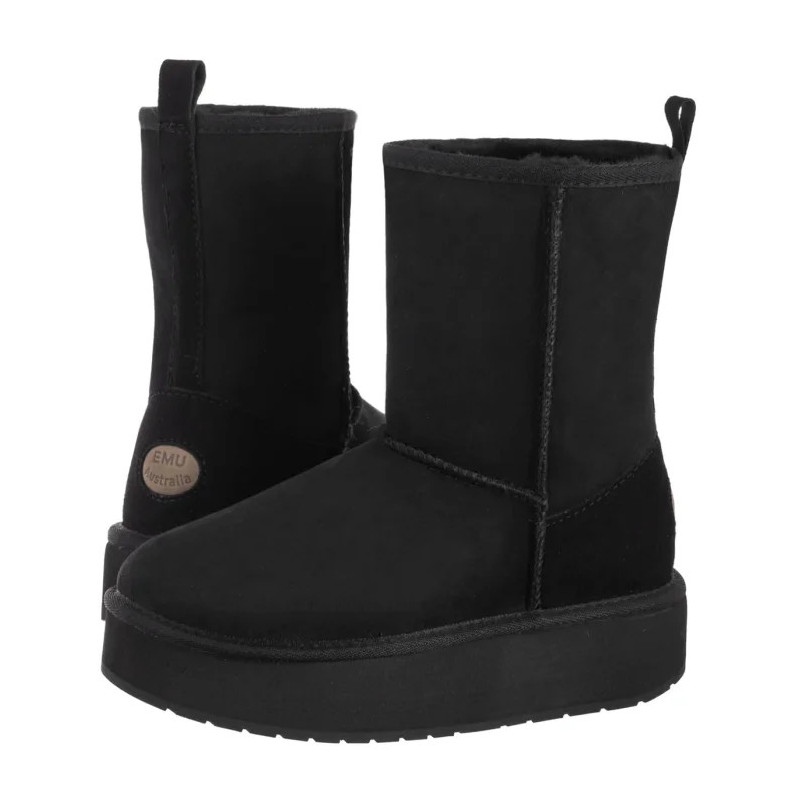 EMU Australia Stinger Lo Flatform Black W13190 (EM546-a) batai