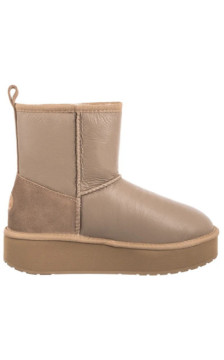 EMU Australia Stinger Mini Flatform Leather Sand W13189 (EM549-a) kurpes