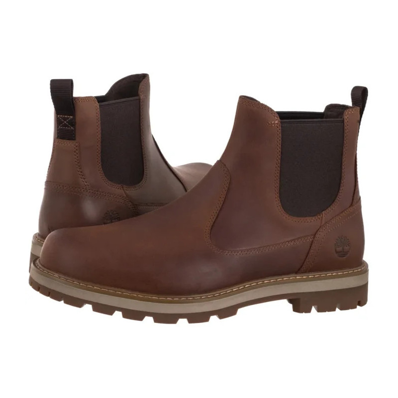 Timberland Britton Road Mid Chelsea Boot Medium Brown Nubuck 0A6A4W EM5 (TI141-b) shoes