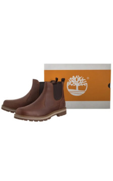 Timberland Britton Road Mid Chelsea Boot Rust Full Grain 0A6A4W EM6 (TI141-b) apavi