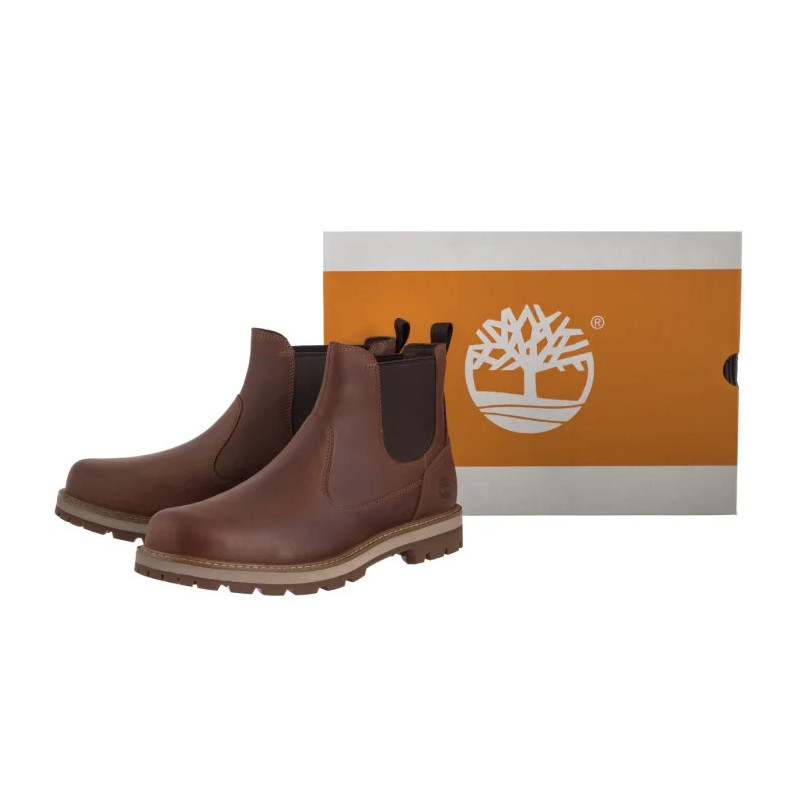 Timberland Britton Road Mid Chelsea Boot Rust Full Grain 0A6A4W EM6 (TI141-b) batai