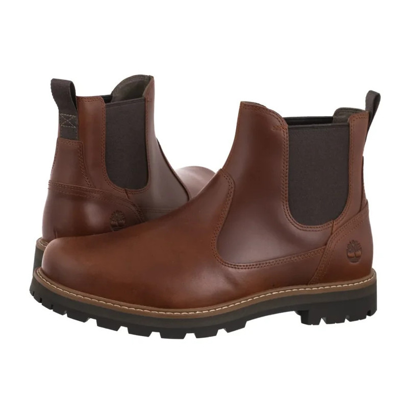 Timberland Britton Road Mid Chelsea Boot Medium Brown Nubuck 0A6A4W EM5 (TI141-c) kingad