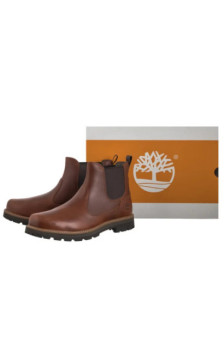 Timberland Britton Road Mid Chelsea Boot Medium Brown Nubuck 0A6A4W EM5 (TI141-c) kingad