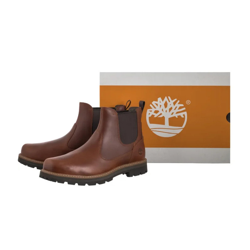 Timberland Britton Road Mid Chelsea Boot Md Brn F Grain W Dk 0A6A4W A1G (TI141-c) shoes