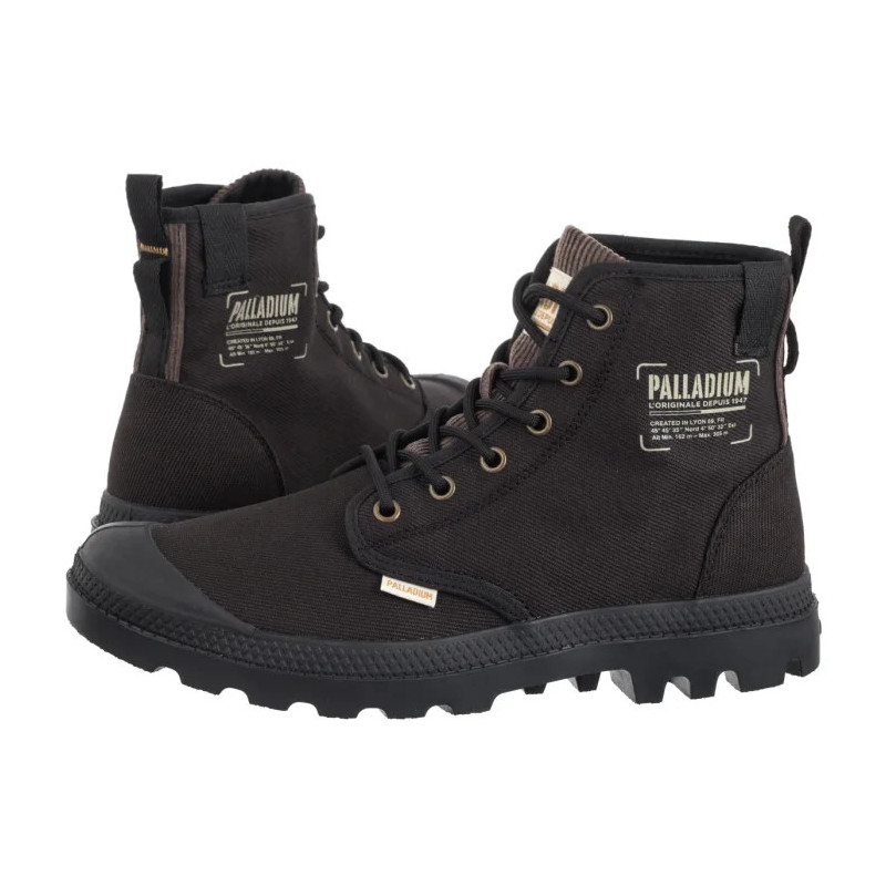 Palladium Pampa Michigan Black 79496-008-M (PA152-b) pārgājienu zābaki
