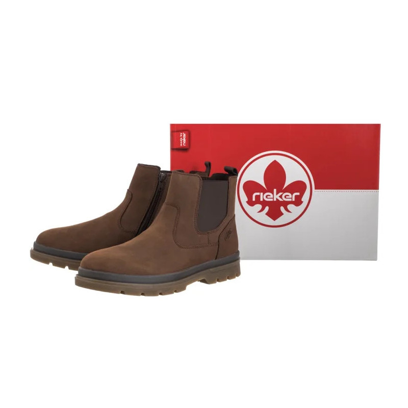 Rieker Brązowe F7051-23 Brown (RI314-a) batai