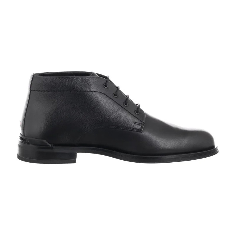 Tommy Hilfiger Corporate Hilfiger Lth Boot Black FM0FM05697 BDS (TH1410-a) shoes