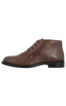 Tommy Hilfiger Corporate Hilfiger Lth Boot Winter Cognac FM0FM05697 GVI (TH1410-b) batai