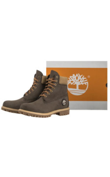 Timberland Premium 6 In Lace Waterproof Dark Brown Nubuck W 0A2P6W A4J (TI153-a) pārgājienu zābaki